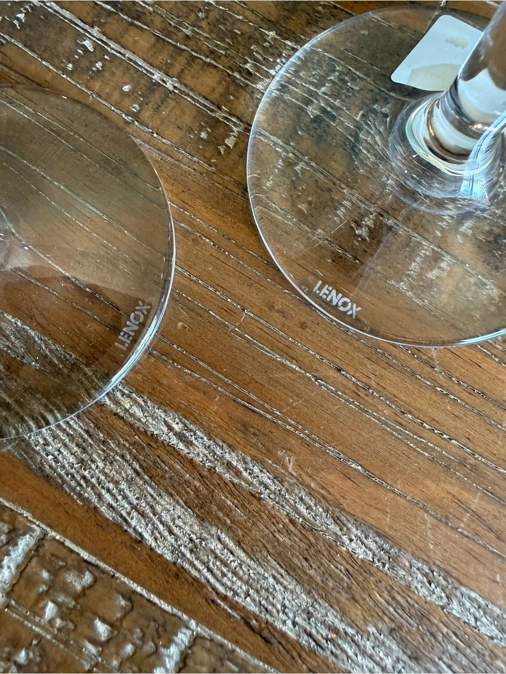 Lenox Clear Crystal Flutes with Swirl Accent (Pair)